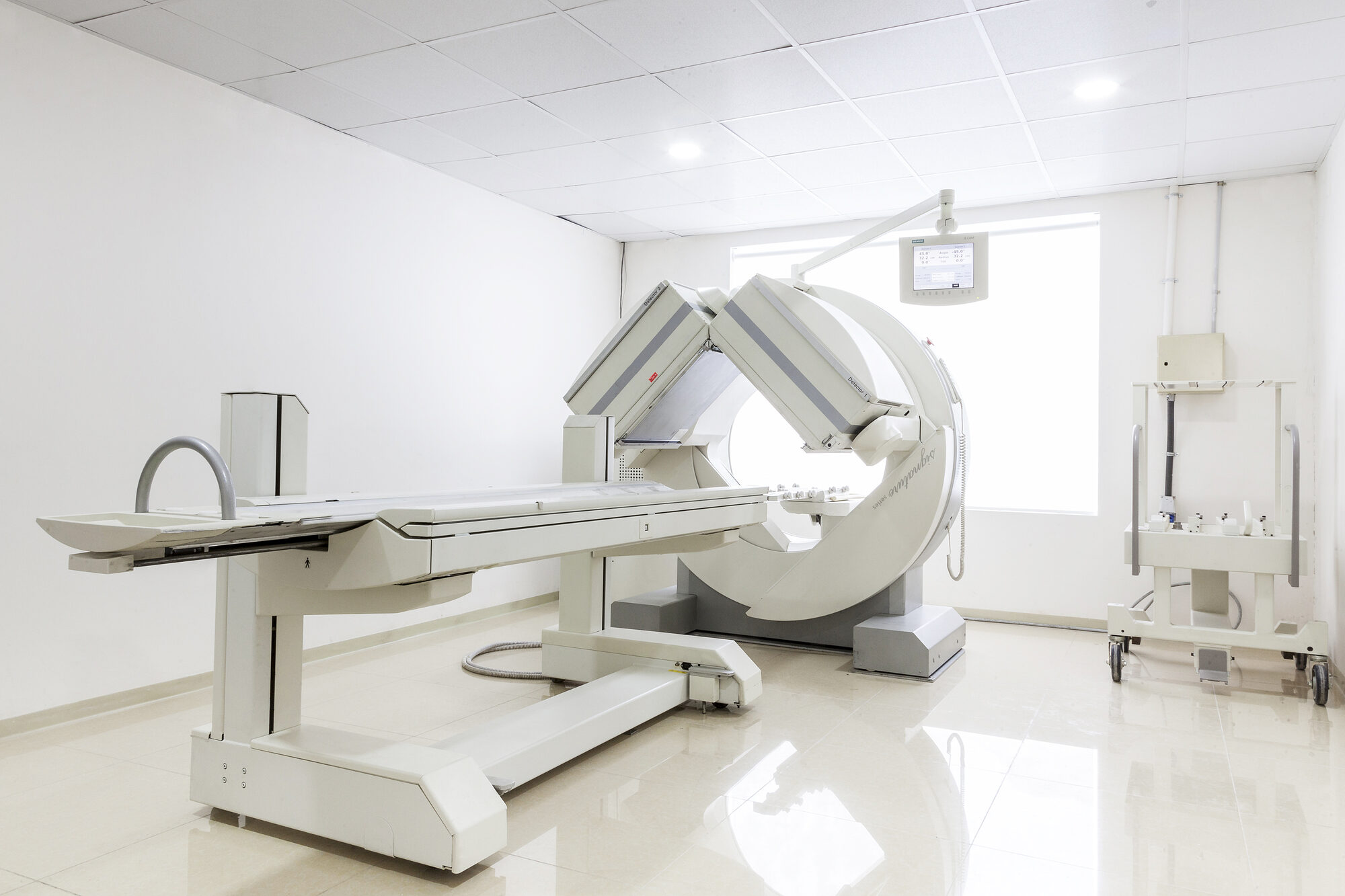 Gammacámara SPECT del departamento de medicina nuclear
